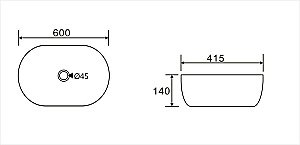 Раковина Koller Pool ROUND 60 RN-0600-WB белая купить в интернет-магазине Sanbest