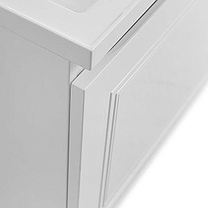 Тумба с раковиной Cezares Giubileo-N 80 GIUBILEO-N-80-1C-SO-BL белая глянцевая для ванной в интернет-магазине Sanbest