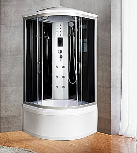 Душевая кабина River Dunay 44 80x80 стекло тонированное купить в интернет-магазине Sanbest