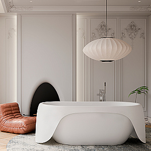 Ванна Black&White Swan SB3055 170x78 белая купить в интернет-магазине Sanbest