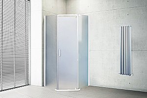 Душевой уголок Royal Bath TR RB120TR-C 120х120 матовое стекло/профиль белый купить в интернет-магазине Sanbest