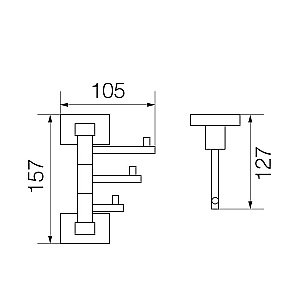 Крючок Veragio Ramba VR.RMB-4935.CR купить в интернет-магазине сантехники Sanbest