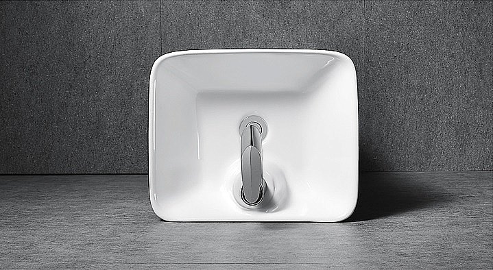 Напольная раковина CeruttiSpa Dorris 43 CT7830 белая купить в интернет-магазине Sanbest