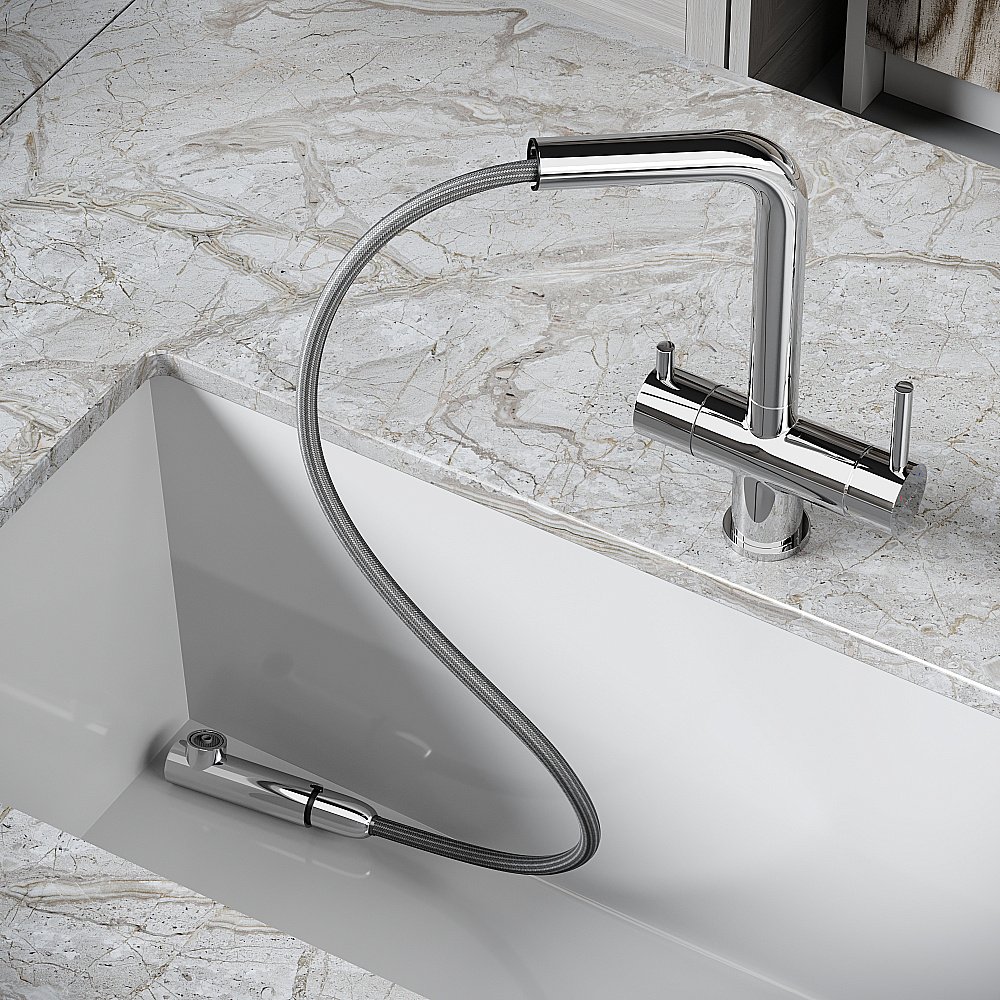 Смеситель для кухни Sancos Spin SC4015CH хром купить в интернет-магазине сантехники Sanbest