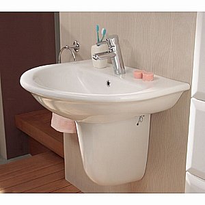 Раковина с полупьедесталом CREAVIT SELIN 60 купить в интернет-магазине Sanbest