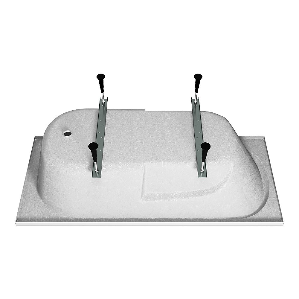 Ванна акриловая Vincea VBT-2A170-LG 170x75 белая с ножками купить в интернет-магазине Sanbest