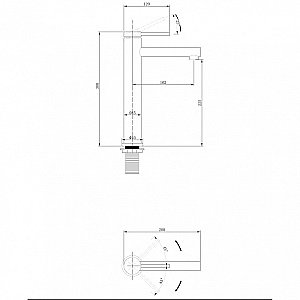 Смеситель для раковины ABBER Emotion AF8811 хром купить в интернет-магазине сантехники Sanbest