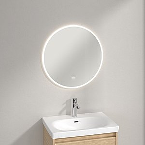Зеркало Villeroy&Boch More to See Lite+ A4846500 65x65 в ванную от интернет-магазине сантехники Sanbest