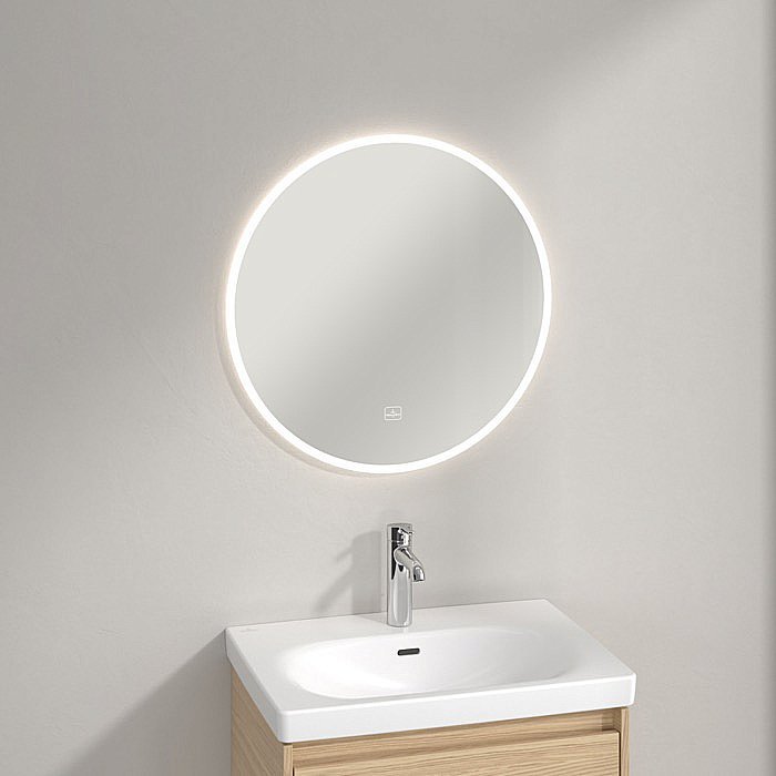 Зеркало Villeroy&Boch More to See Lite+ A4846500 65x65 в ванную от интернет-магазине сантехники Sanbest