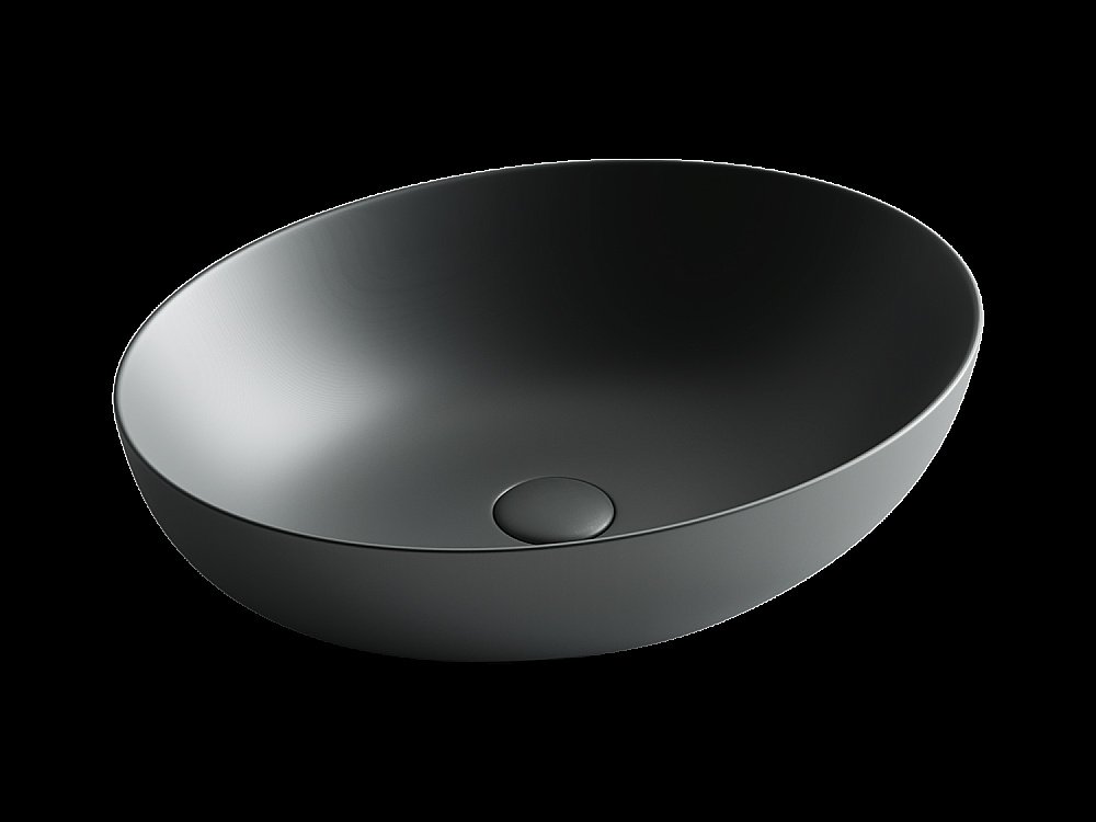 Раковина накладная Ceramica Nova Element CN6017MDH серая матовая купить в интернет-магазине Sanbest