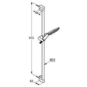 Душевой гарнитур Kludi Fizz 677409100 купить в интернет-магазине сантехники Sanbest