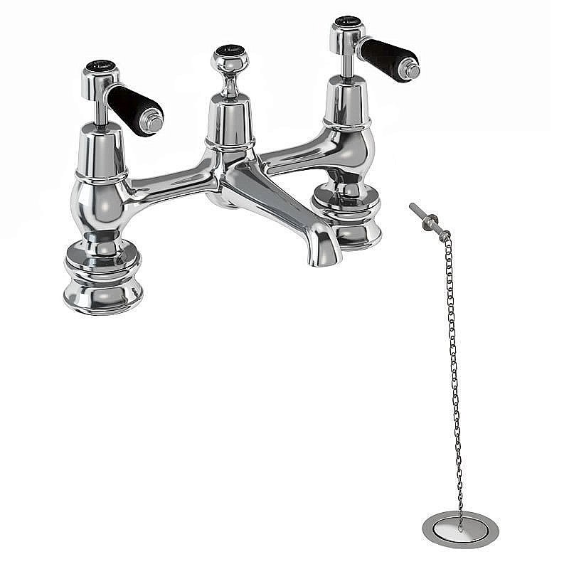 Смеситель для раковины Burlington Regent KER10-QT BLA купить в интернет-магазине сантехники Sanbest