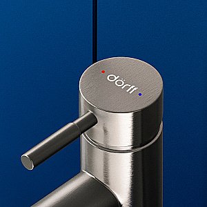 Смеситель для раковины Dorff Logic D3002102SS сталь купить в интернет-магазине сантехники Sanbest