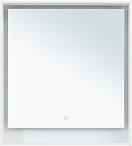 Зеркало Aquanet Милан 306384 80 белый глянец в ванную от интернет-магазине сантехники Sanbest