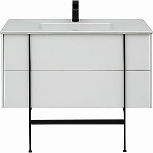 Тумба с раковиной Allen Brau REALITY 1.32008.WM 121 белая матовая для ванной в интернет-магазине Sanbest