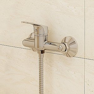 Смеситель для душа Milardo Simp SIMSB00M03WA хром купить в интернет-магазине сантехники Sanbest