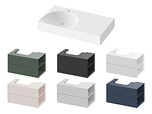 Раковина Ravak Lite XJX1280000 белый купить в интернет-магазине Sanbest