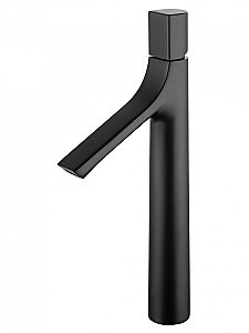 Смеситель для раковины высокий WONZON & WOGHAND The ONE, Черный матовый (WW-H1011-MB) купить в интернет-магазине сантехники Sanbest