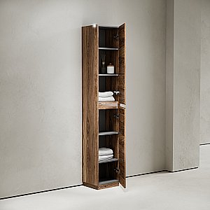 Пенал Sancos Libra Floor PLB35FECH дуб чарльстон для ванной в интернет-магазине сантехники Sanbest