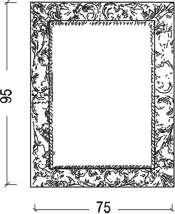 Зеркало Armadi Art NeoArt 515-м 95 золото в ванную от интернет-магазине сантехники Sanbest