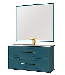 Тумба с раковиной Cezares TIFFANY 75 Blu Petrolio для ванной в интернет-магазине Sanbest