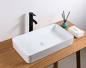 Раковина накладная Gid Geometrico 60 Wm9396 51189 белая матовая купить в интернет-магазине Sanbest