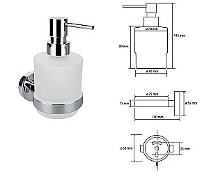 Диспенсер Bemeta Omega 104109102 купить в интернет-магазине сантехники Sanbest