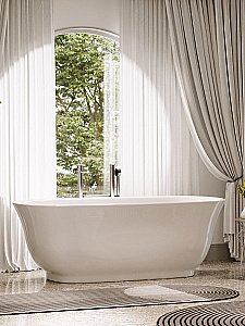 Акриловая ванна Sancos Viva 170х80 FB08 белая купить в интернет-магазине Sanbest