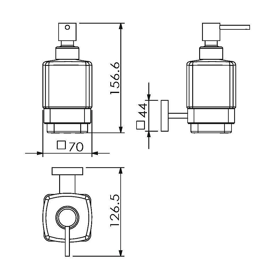 Диспенсер Langberger Ledro 21821A купить в интернет-магазине сантехники Sanbest