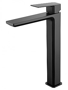 Смеситель для раковины высокий WONZON & WOGHAND DIAMOND, Черный матовый (WW-88239011-MB) купить в интернет-магазине сантехники Sanbest