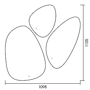 Зеркало ABBER Teil AG6503S 110x110 в ванную от интернет-магазине сантехники Sanbest