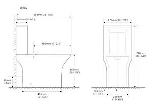 Унитаз напольный SantiLine SL-5023 безободковый, с бачком, с крышкой микролифт, белый купить в интернет-магазине Sanbest