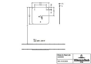 Зеркало Villeroy&Boch More to See Lite A4628000 80x80 в ванную от интернет-магазине сантехники Sanbest