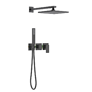 Душевая система встроенная Timo Selene SX-2169/03SM черный купить в интернет-магазине сантехники Sanbest