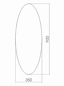 Зеркало MIXLINE 525520 35 в ванную от интернет-магазине сантехники Sanbest