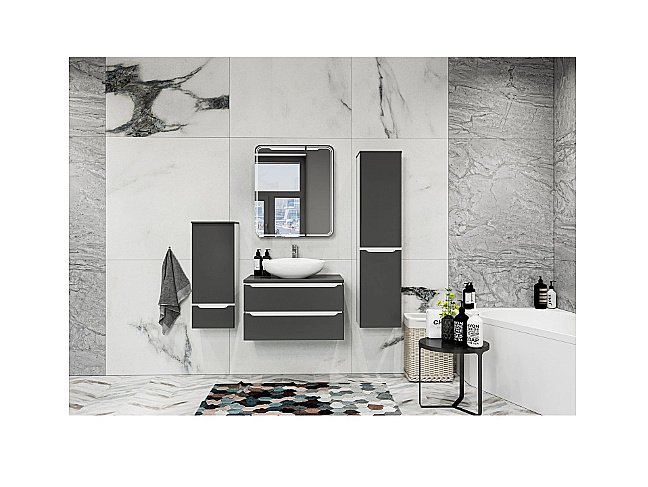 Зеркальный шкаф Mixline Виктория 70х80 белый купить в интернет-магазине сантехники Sanbest