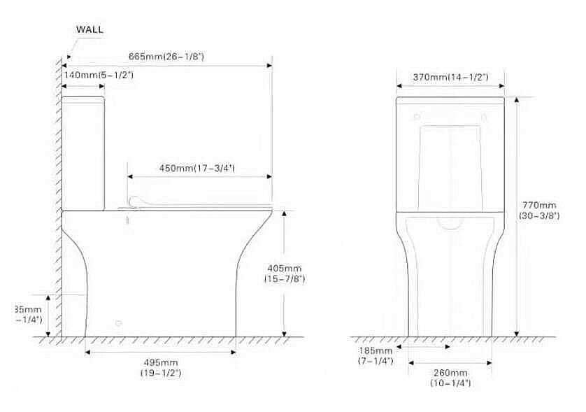 Унитаз напольный SantiLine SL-5023 безободковый, с бачком, с крышкой микролифт, белый купить в интернет-магазине Sanbest