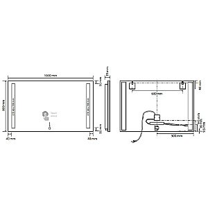 Зеркало Bemeta 101301147 хром в ванную от интернет-магазине сантехники Sanbest
