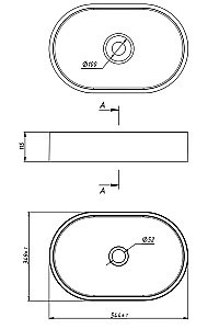 Тумба с раковиной La Fenice Terra 80 бежевая матовая/столешница белая для ванной в интернет-магазине Sanbest