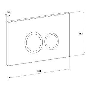 Унитаз подвесной с инсталляцией D&K Matrix DS1391622 белый/кнопка золото матовое, безободковый, с крышкой микролифт купить в интернет-магазине Sanbest