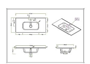 Тумба с раковиной BelBagno KRAFT 39 80 белая матовая для ванной в интернет-магазине Sanbest