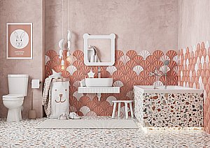 Зеркало Акватон Каспер Мишка 1A283402CRE20 белое матовое в ванную от интернет-магазине сантехники Sanbest