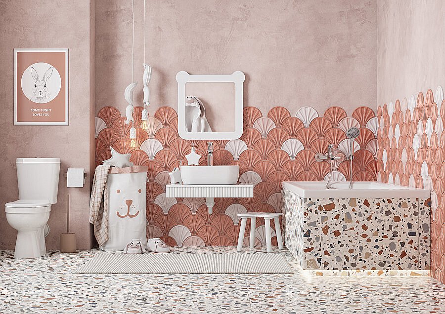 Зеркало Акватон Каспер Мишка 1A283402CRE20 белое матовое в ванную от интернет-магазине сантехники Sanbest