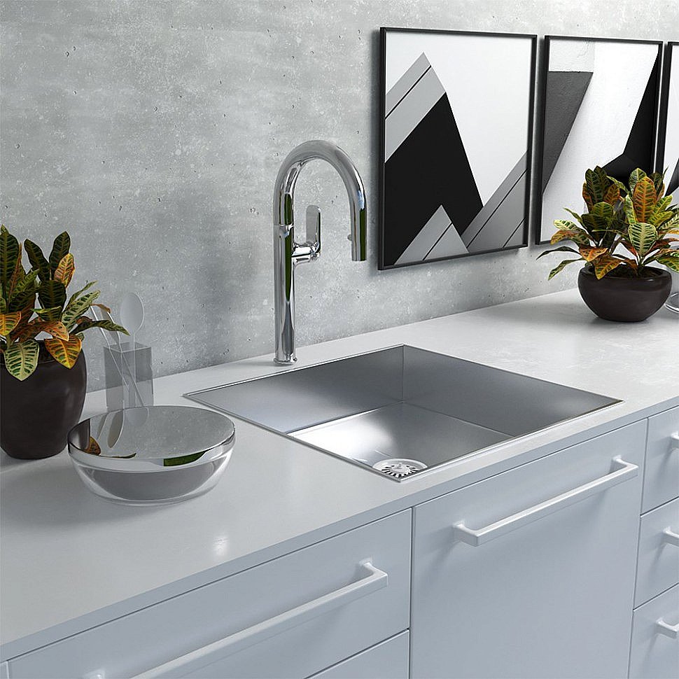 Смеситель для кухни PAINI Nove 09CR591B хром купить в интернет-магазине сантехники Sanbest