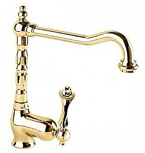 Смеситель для кухни Cezares MARGOT-LLM2-03-M золото купить в интернет-магазине сантехники Sanbest