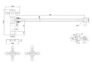 Вентиль подвода воды Burlington W28 купить в интернет-магазине сантехники Sanbest