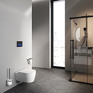 Унитаз подвесной AM.PM Func C8F1701MWSC белый матовый, безободковый купить в интернет-магазине Sanbest