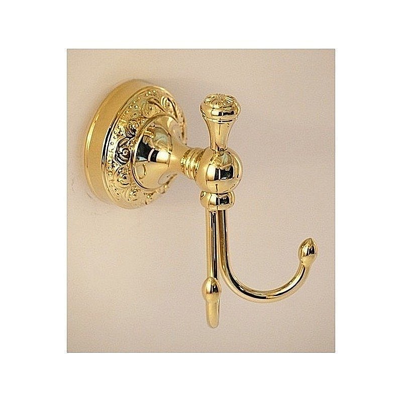 Крючок Magliezza Primavera 80302 золото купить в интернет-магазине сантехники Sanbest
