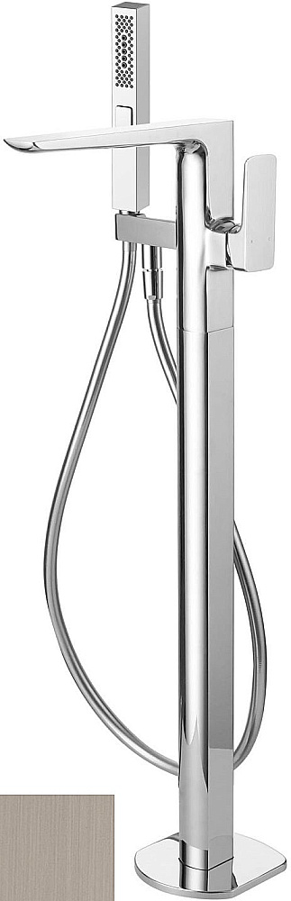 Смеситель для ванны Allen Brau Infinity 5.21009-BN никель брашированный купить в интернет-магазине сантехники Sanbest