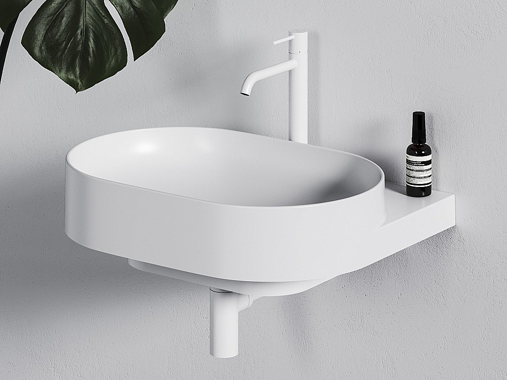 Раковина Ravak Yard 600 XJX0E260001 белый матовый купить в интернет-магазине Sanbest